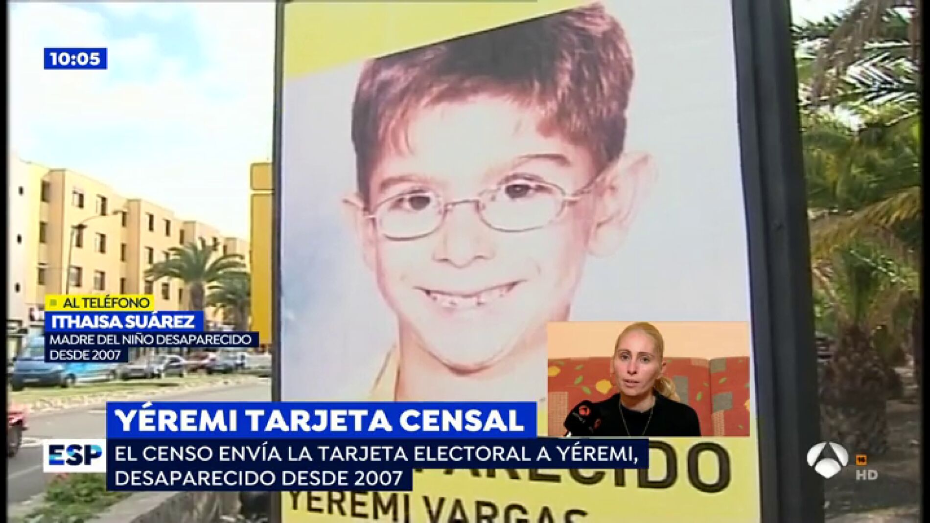 Y&eacute;remi Vargas, desaparecido en 2007