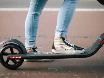 Imagen de un patinete de Uber Imagen de un patinete de Uber