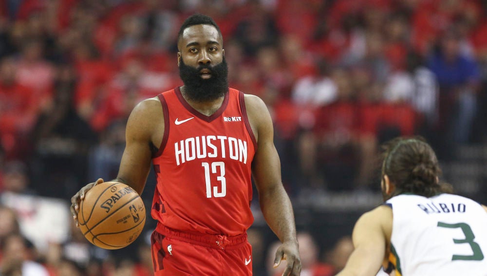 James Harden y Ricky Rubio