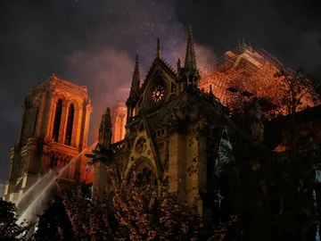 Notre Dame, ardiendo Notre Dame, ardiendo