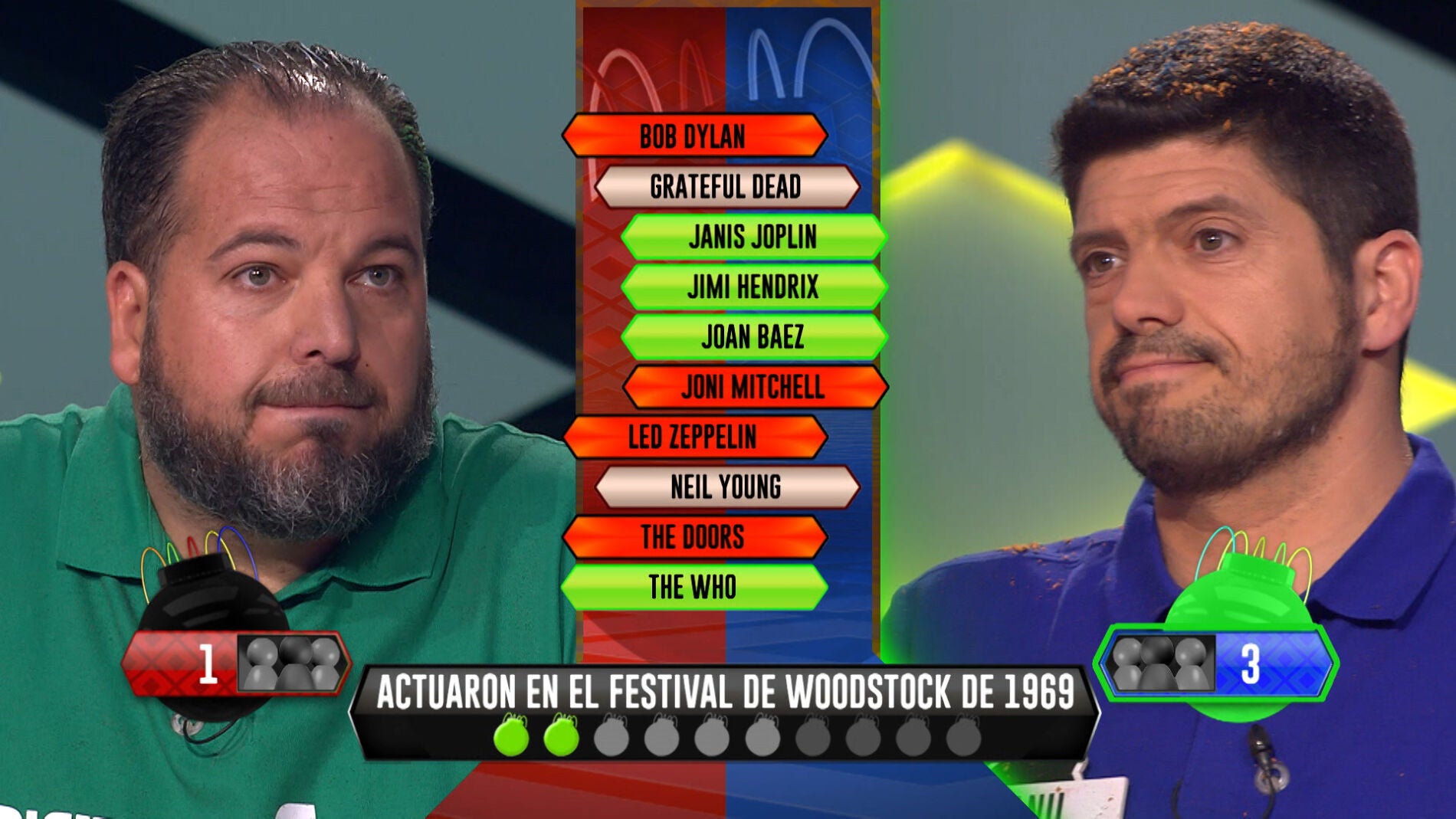 La música, protagonista del desempate en una igualada bomba estratégica entre 'Los Lobos' y 'Los Recibreidis'