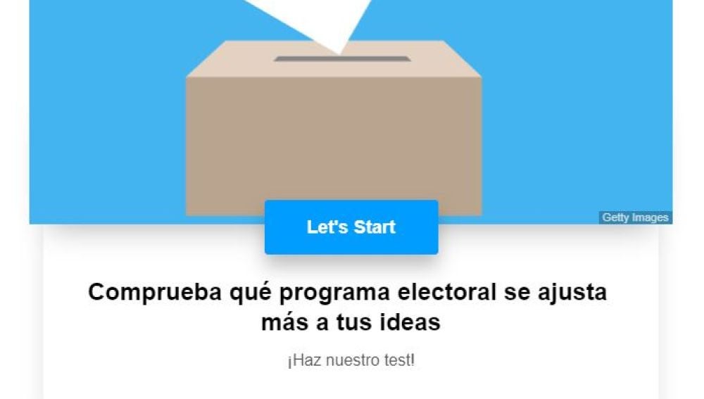 Test sobre los programas electorales