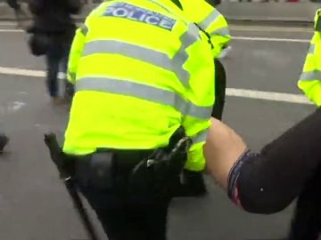 Alrededor de 200 personas son detenidas en una protesta en el centro de Londres