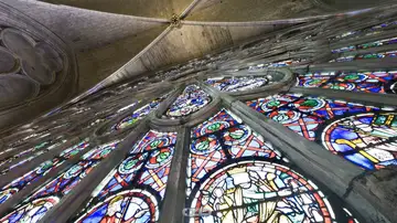 Las vidrieras de Notre Dame Las vidrieras de Notre Dame