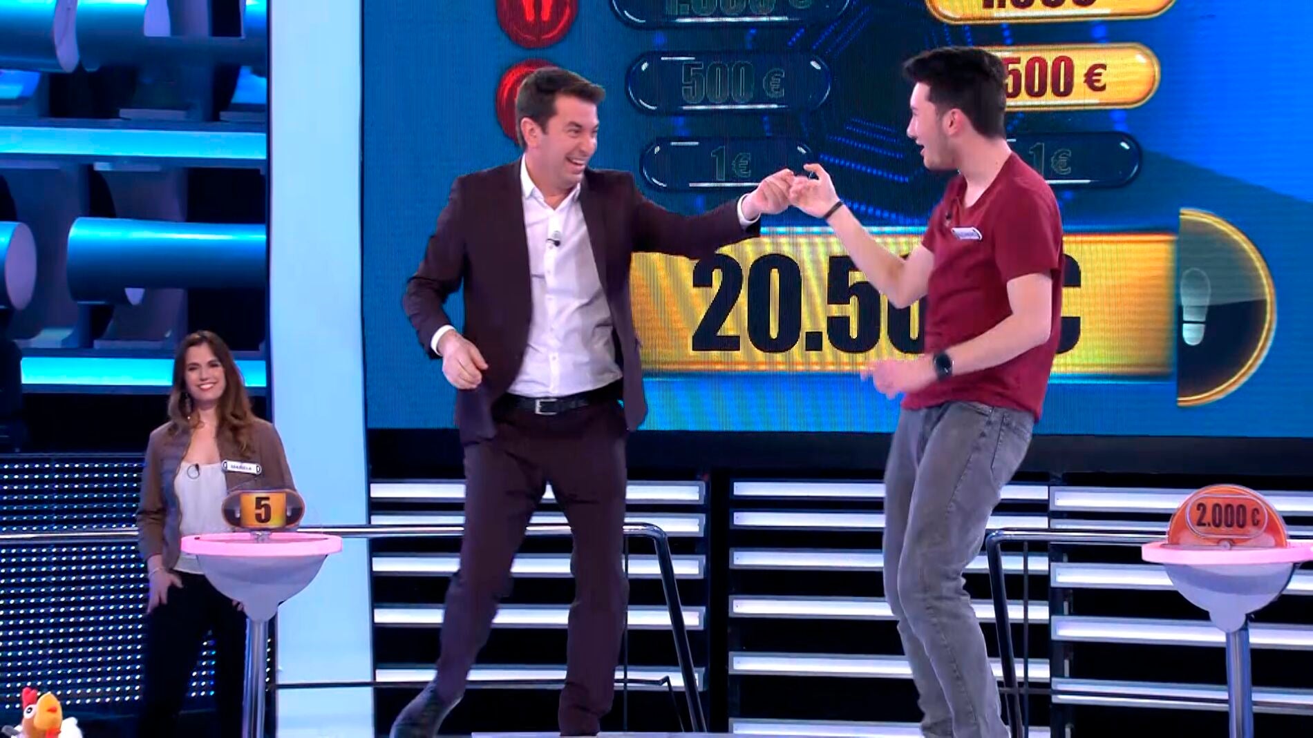 El r&iacute;tmico baile de Arturo Valls y Alejandro en &iexcl;Ahora caigo!