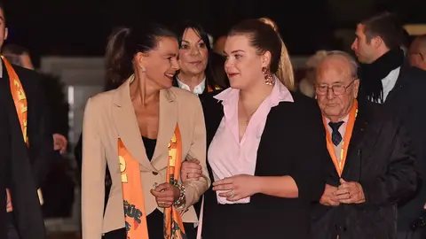 Estefania de Mónaco junto a su hija Camille el pasado enero Estefania de Mónaco junto a su hija Camille el pasado enero