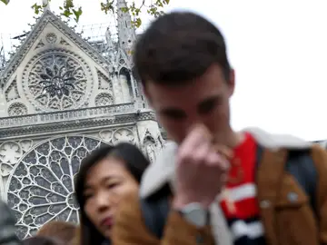 Conmoción en Francia tras el incendio de Notre Dame Conmoción en Francia tras el incendio de Notre Dame