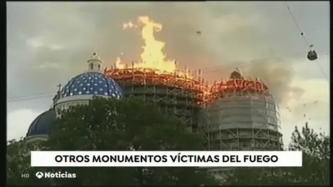Incendio en Notre Dame: otros monumentos que fueron víctimas del fuego Incendio en Notre Dame: otros monumentos que fueron víctimas del fuego