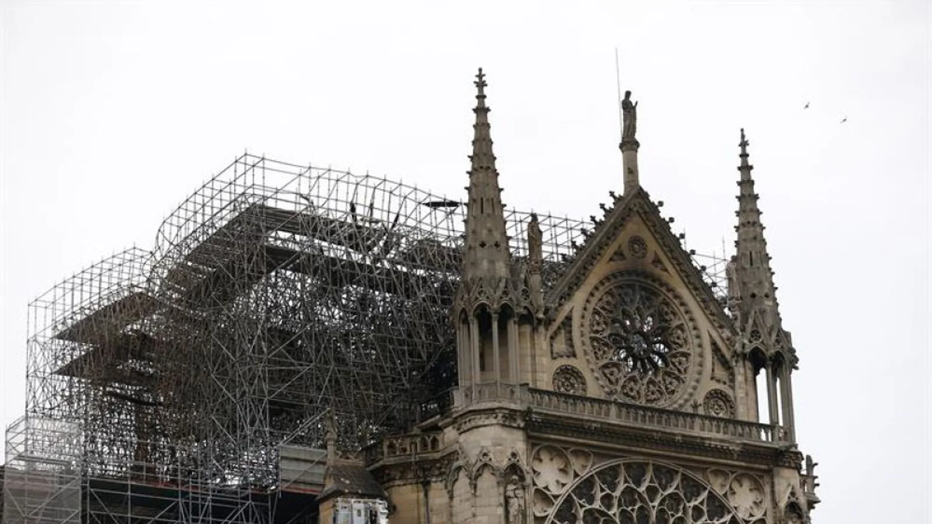 Noticias 1 Antena 3 (16-04-19) Los bomberos dan por extinguido el incendio en la catedral de Notre Dame de París Noticias 1 Antena 3 (16-04-19) Los bomberos dan por extinguido el incendio en la catedral de Notre Dame de París