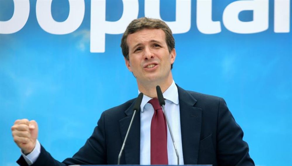El líder del PP, Pablo Casado.