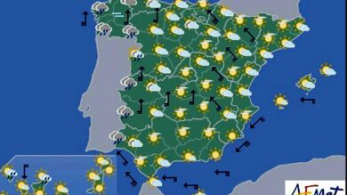 Alerta por lluvias, tormentas, olas o fuerte viento a partir de este miércoles