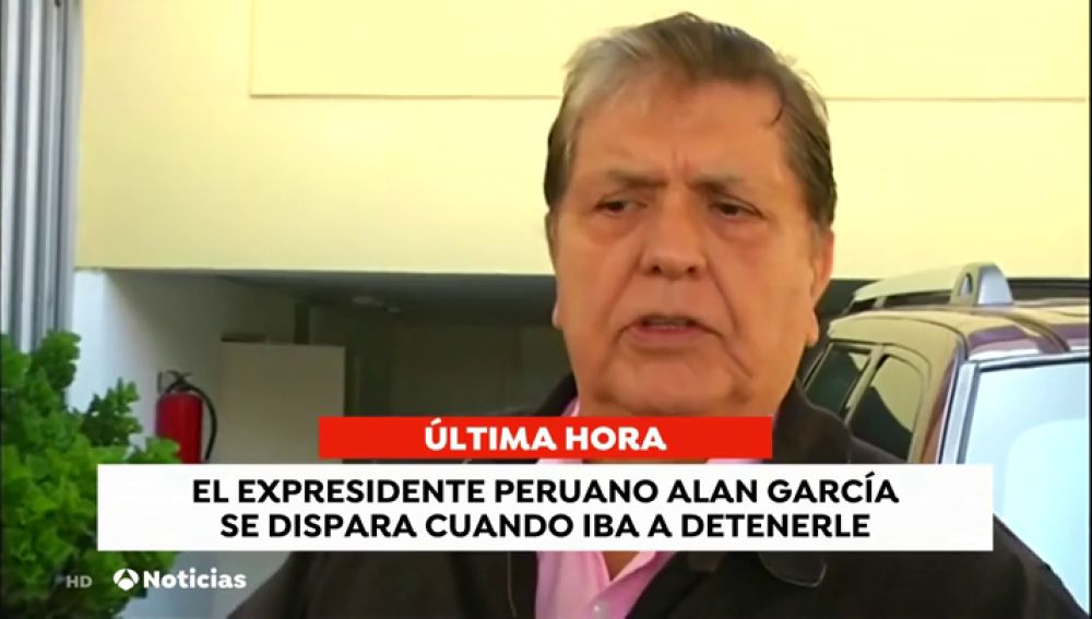 Alan García, expresidente peruano, se dispara al ser detenido por un caso de corrupción