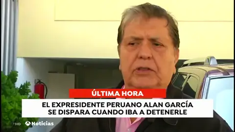 Alan García, expresidente peruano, se dispara al ser detenido por un caso de corrupción Alan García, expresidente peruano, se dispara al ser detenido por un caso de corrupción