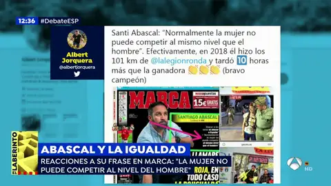Reacción a las declaraciones de Abascal Reacción a las declaraciones de Abascal