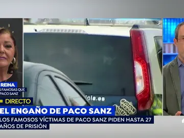 Charo Reina, víctima de Paco Sanz Charo Reina, víctima de Paco Sanz