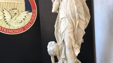 Recuperadas en Madrid y Barcelona tres esculturas robadas en parques de Roma