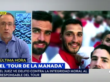 Alfonso Egea, sobre el tour de 'La Manada' Alfonso Egea, sobre el tour de 'La Manada'
