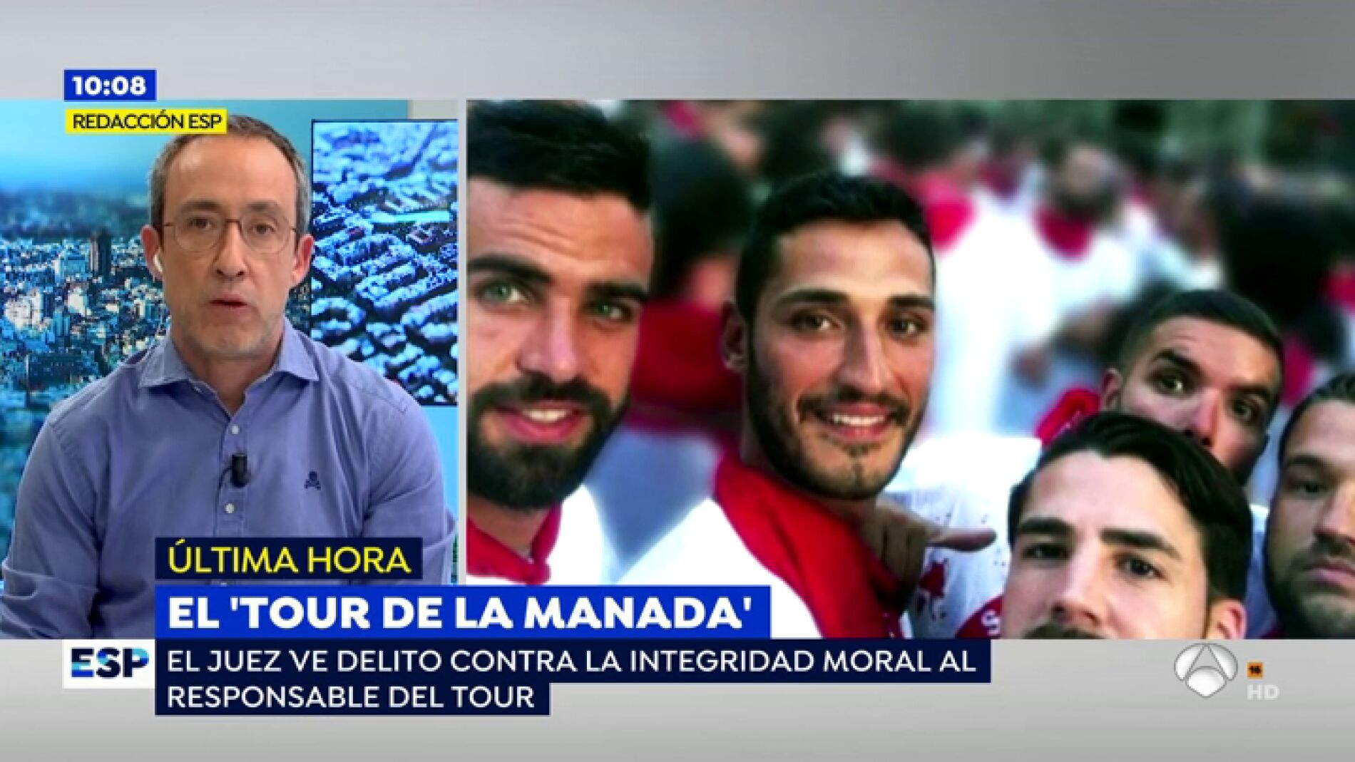 Alfonso Egea, sobre el tour de 'La Manada'