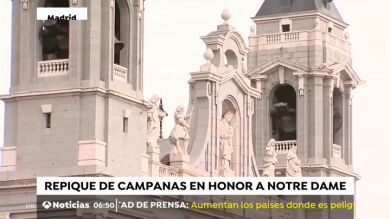 Las campanas de la Almudena suenan en solidaridad con Notre Dame