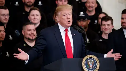 Donald Trump ante los medios Donald Trump ante los medios