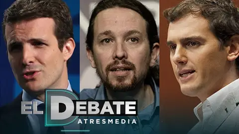 PP, Unidas Podemos y Ciudadanos confirman su presencia en 'El Debate' PP, Unidas Podemos y Ciudadanos confirman su presencia en 'El Debate'