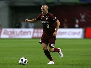 Andrés Iniesta, con el Vissel Kobe Andrés Iniesta, con el Vissel Kobe