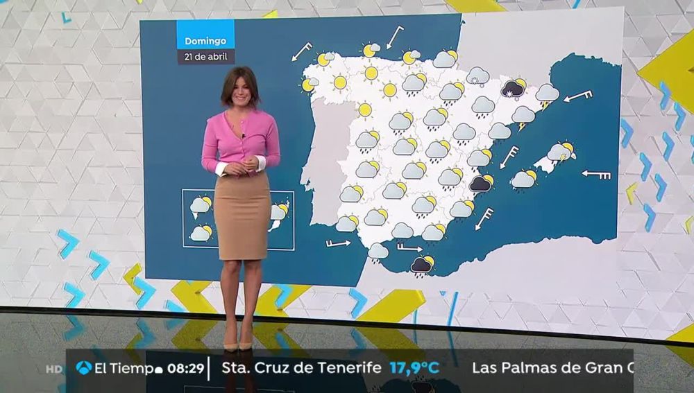 Lluvias en toda España y temperaturas en descenso
