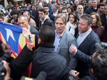 Escrache a Inés Arrimadas en Vic Escrache a Inés Arrimadas en Vic