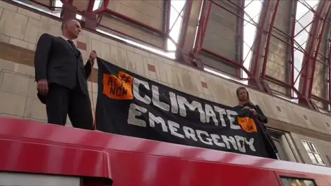 Protesta por el cambio climático Protesta por el cambio climático