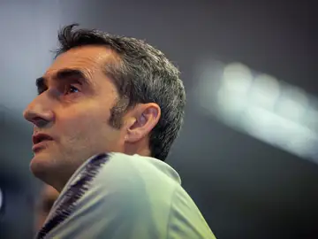 Ernesto Valverde, en rueda de prensa Ernesto Valverde, en rueda de prensa