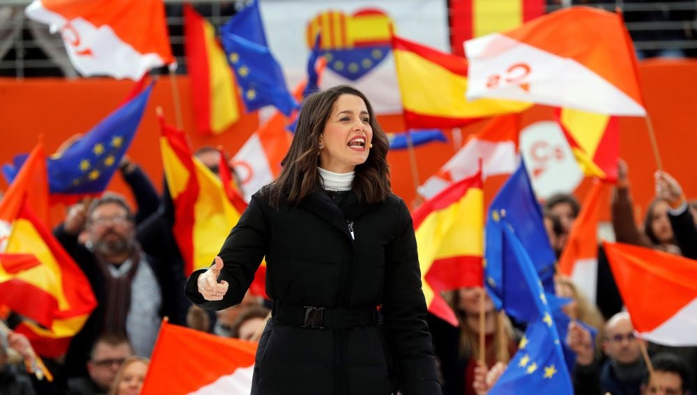 La portavoz nacional de Ciudadanos, Inés Arrimadas