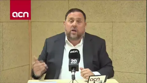 Oriol Junqueras desde prisión: "la independencia es inevitable" Oriol Junqueras desde prisión: "la independencia es inevitable"