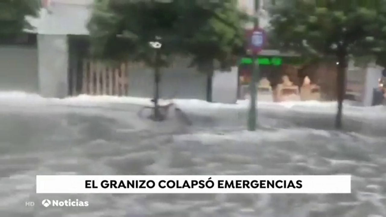 Las consecuencias de la gran granizada en Sevilla