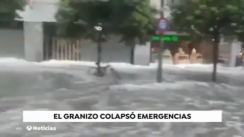 Granizada en Sevilla Granizada en Sevilla