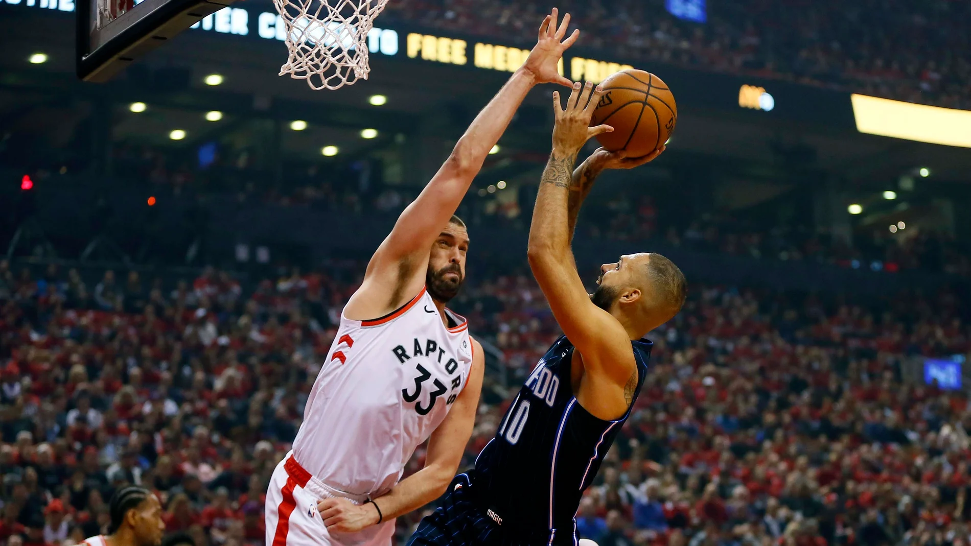 Marc Gasol, en acción ante Orlando Magic Marc Gasol, en acción ante Orlando Magic
