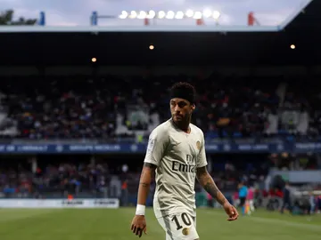 Neymar, en un partido con el PSG Neymar, en un partido con el PSG