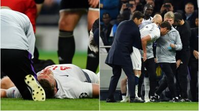 Tremendo susto de Vertonghen en el Tottenham vs Ajax: se retiró mareado tras un golpe en la cara