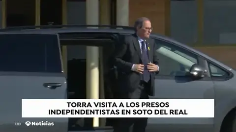 Torra visita a los presos independentistas de Soto del Real y Alcalá Meco Torra visita a los presos independentistas de Soto del Real y Alcalá Meco