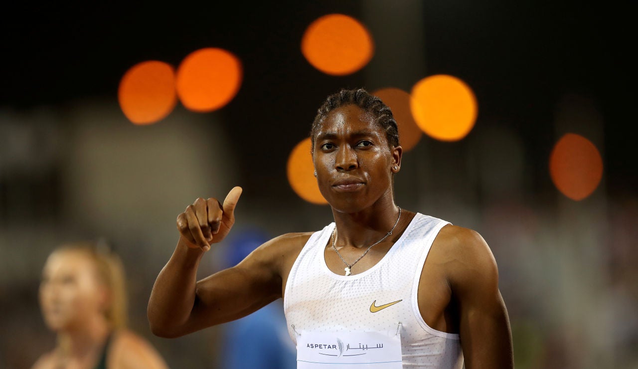 Semenya, durante una prueba Semenya, durante una prueba