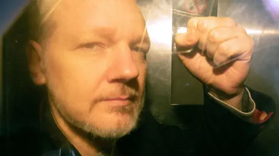 Julian Assange a su llegada al tribunal de Southwark en Londres, Reino Unido. Julian Assange a su llegada al tribunal de Southwark en Londres, Reino Unido.