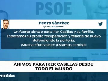 Los políticos se vuelcan con el estado de salud de Iker Casillas