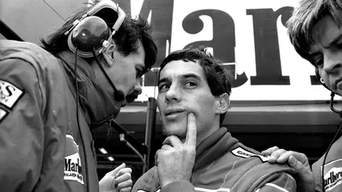 El legendario Ayrton Senna El legendario Ayrton Senna