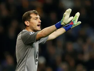 Iker Casillas, durante un partido Iker Casillas, durante un partido