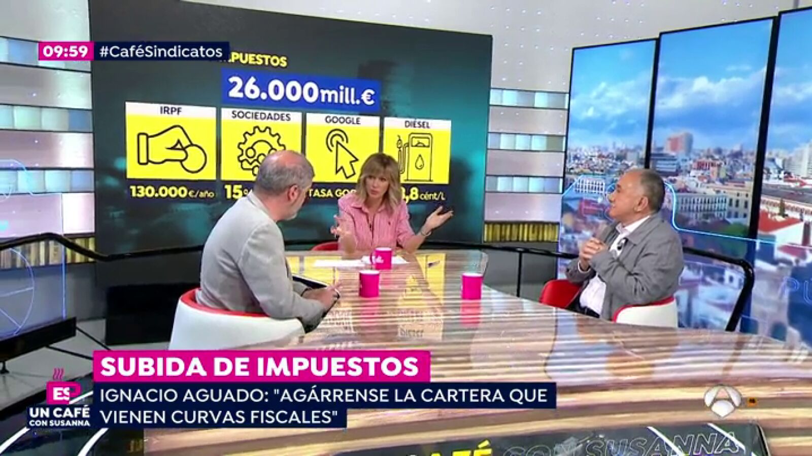 Pepe Álvarez (UGT), sobre la subida de impuestos: 