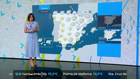 Bajan las temperaturas en el norte y este de la península, y lloverá en Andalucía Bajan las temperaturas en el norte y este de la península, y lloverá en Andalucía