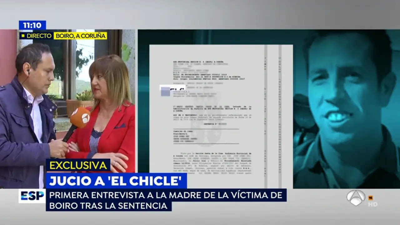La madre de la víctima de Boiro, sobre la sentencia de 'El Chicle': “No estoy de acuerdo con el juez que me imagino que no tiene hijas y si las tiene las valora muy poco”