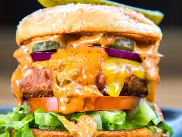 Hamburguesa vegetariana Hamburguesa vegetariana