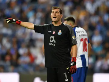 Iker Casillas, durante un partido con el Oporto Iker Casillas, durante un partido con el Oporto