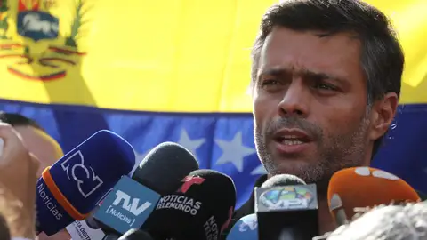 El líder opositor Leopoldo López El líder opositor Leopoldo López