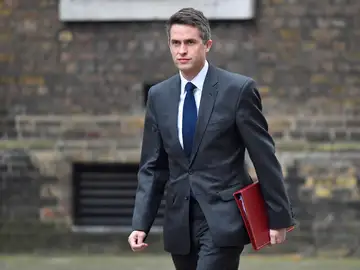 El exministro de Defensa británico, Gavin Williamson El exministro de Defensa británico, Gavin Williamson